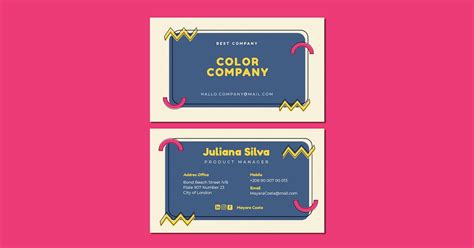 Color Company Business Card, Graphic Templates - Envato Elements