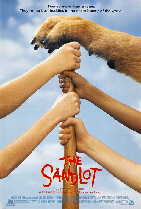 "The Sandlot" movie poster, 1993. | The sandlot, Good movies, Family movies