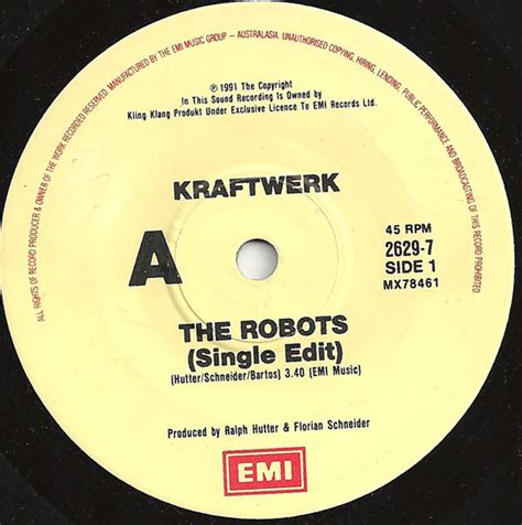 Kraftwerk - The Robots (1991, Vinyl) | Discogs