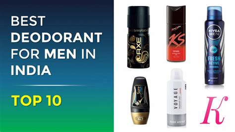 Top 10 Best Deodorants for Men in India