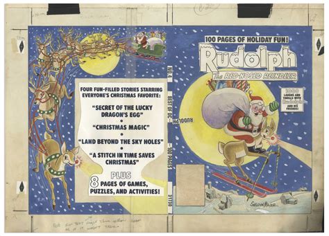 Sell Your Sheldon Mayer Rudolph Red Nosed Reindeer Cover Comic Art