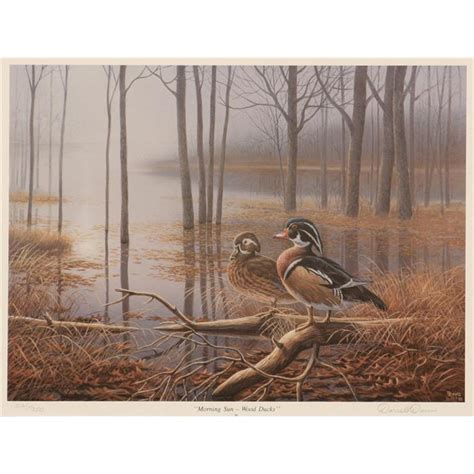 Darrell Davis, Terry Redlin, Ducks Unlimited prints