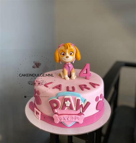 Paw Patrol Pink Cake - CakeIndulge PH