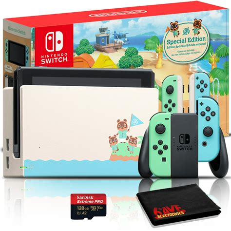 Nintendo Switch Animal Crossing: New Horizons Edition Console + 128GB microSD - Walmart.com ...