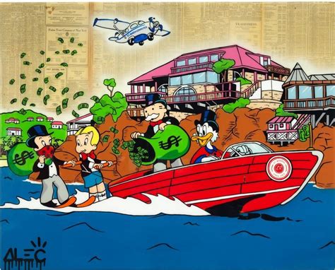 Alec Monopoly – $ Team Speedboat Waterski . – Eden Fine Art Gallery