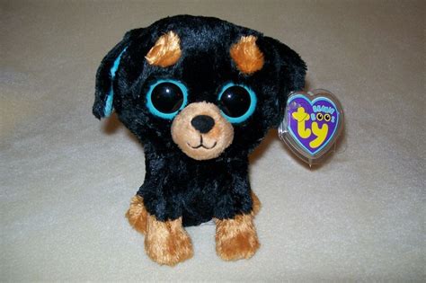 TY MWMT TUFFY THE ROTTWEILER BEANIE BOO- 6" BEANIE BOOS- VERY CUTE AND RARE! | Beanie boos ...