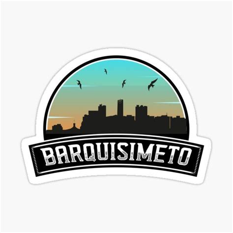 Barquisimeto Venezuela Skyline Venezuelan Souvenir Sticker | Skyline ...