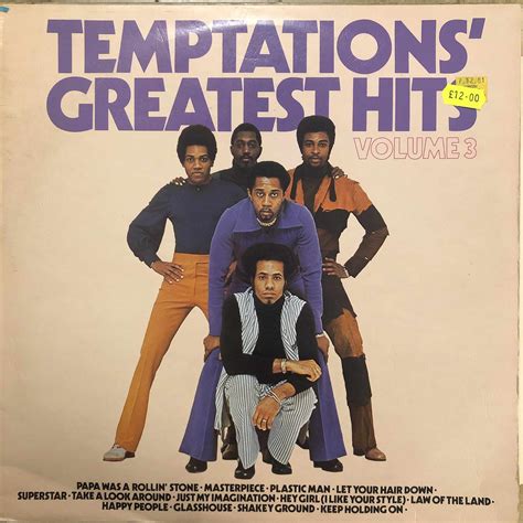 The Temptations - The Temptations Greatest Hits Volume 3 - LP, Vinyl Music - Motown