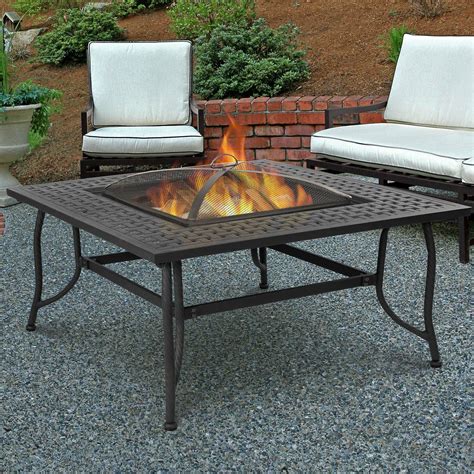 Real Flame Chelsea Wood Burning Fire Pit Table & Reviews | Wayfair