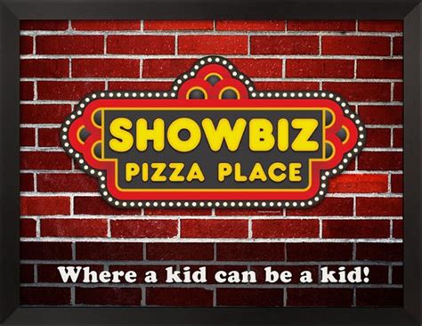 Showbiz Pizza Place Logo Poster by clintprint on Etsy, $38.00 | Showbiz pizza, Pizza place, Old ...