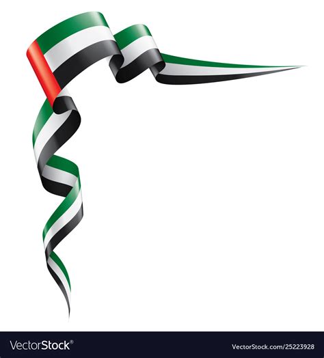 United arab emirates flag Royalty Free Vector Image