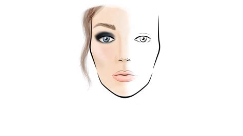 How To Draw A Makeup Face Chart | Makeupview.co