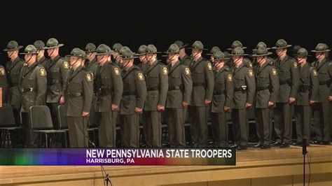 Pennsylvania State Police welcomes new troopers to its ranks