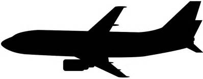 Boeing 737 Silhouette | Free vector silhouettes