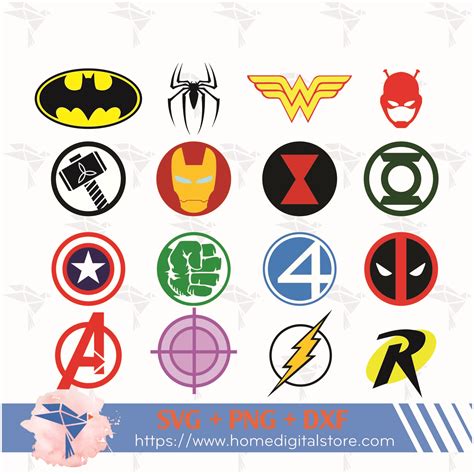 Superhero Logos Marvel