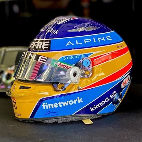 Helmet design of Fernando Alonso. : r/formula1