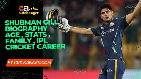 Shubman Gill Biography - IPL 2023 Gujarat Titans - Crickanger