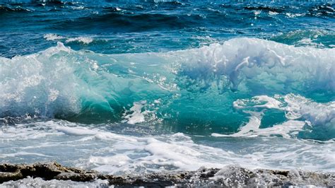 Sea Waves Hitting Rocks · Free Stock Photo