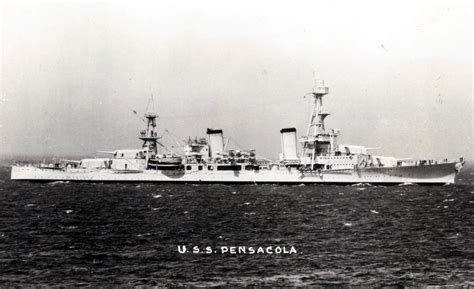 Cruiser Photo Index CA-24 USS PENSACOLA - Navsource - Photographic ...