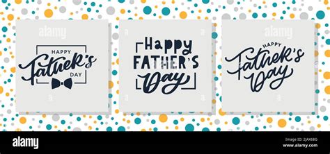 Happy Father s Day Calligraphy greeting card. Vector illustration Stock ...