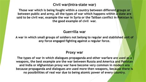 War and its types. | PPT