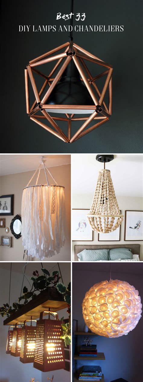 33 DIY Lamps and Chandeliers Lighting Up Your Home With Glory!