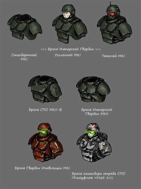 Imperial Guard Carapce Armour variants #1 by DarkLostSoul86 on ...