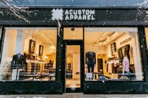 » BESPOKE STORES! Acustom Apparel store, New York City