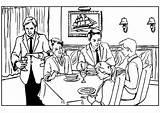 Coloring Page restaurant  Free Printables Img 7534 sketch template