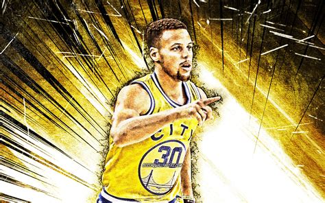 Desktop Steph Curry Yellow Cartoon Wallpapers - Wallpaper Cave