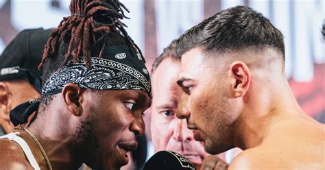 KSI & Tommy Fury: Pair Continue to Heat Fight Up as Show Bodies Off ...