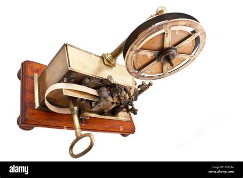 Telegraph machine hi-res stock photography and images - Alamy