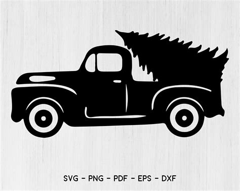 Christmas Truck Svg Christmas Truck Tree Svg Christmas Svg - Etsy