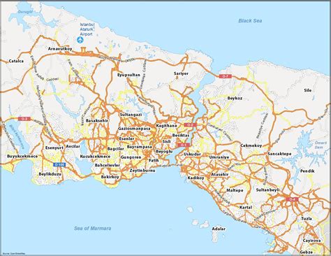 Plans And Maps Of Istanbul Variety Of Istanbul City Maps