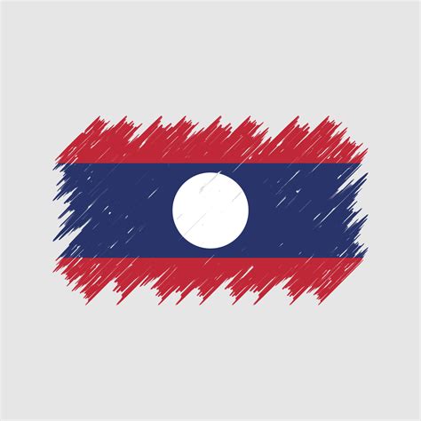 Laos Flag Brush. National Flag 9944230 Vector Art at Vecteezy