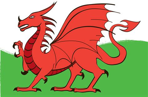 Welsh Dragon | Digital drawing, Welsh dragon, Illustration