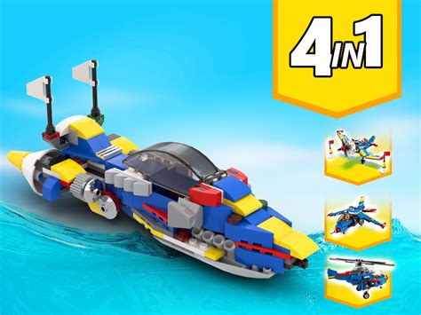 LEGO MOC 31094 Speed Boat Alternative Build by BuildMaster ...