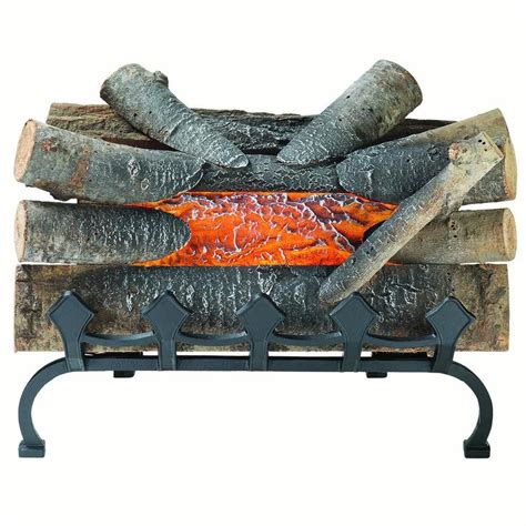 Electric Fireplace Logs With Crackling Sound - logoac