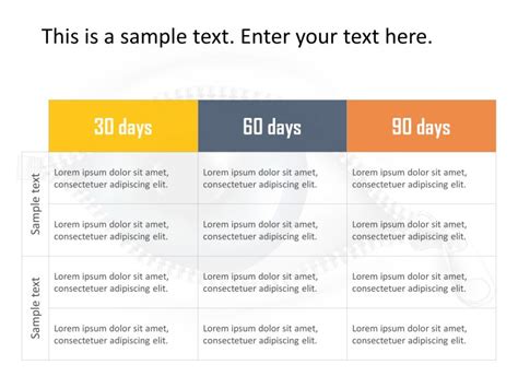 30 60 90 Day Plan Powerpoint Template 23 | 90 day plan, Business plan ...