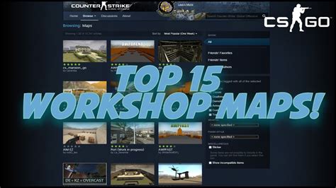 TOP 15 CS:GO Steam Workshop Maps of May 2015! - YouTube