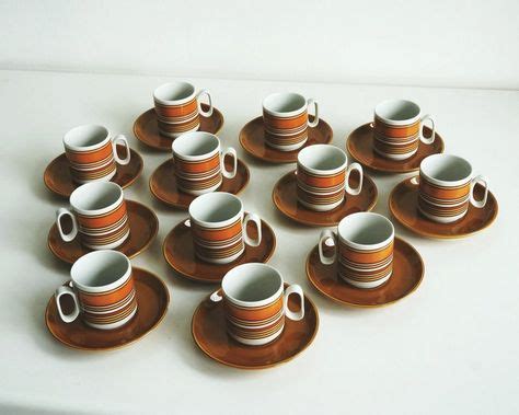 12 Tognana porcelain cups with saucers vintage, demitasse cups for ...