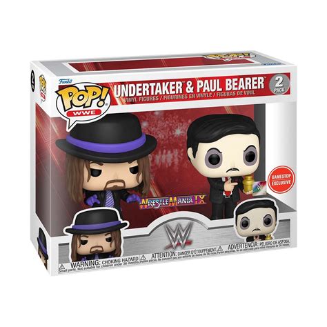 WWE - The Undertaker and Paul Bearer (with WrestleMania IX Pin) Exclus – B&K Collectables