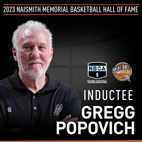 Gregg Popovich Named to Naismith Memorial Basketball Hall of Fame Class ...