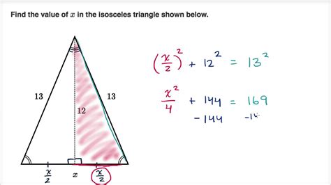 Side lengths of isosceles right triangle - fifeet