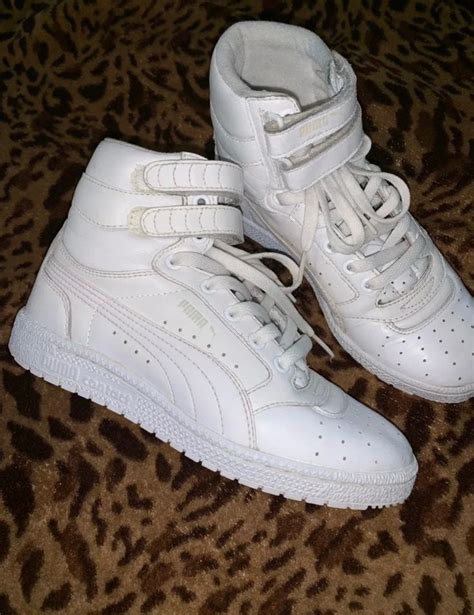 Puma High Top on Mercari | Puma fashion sneakers, Puma high tops, High top nike