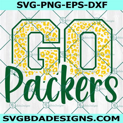 Go Packers Football Svg, Green Bay Packer Svg - SvgBdaDesigns