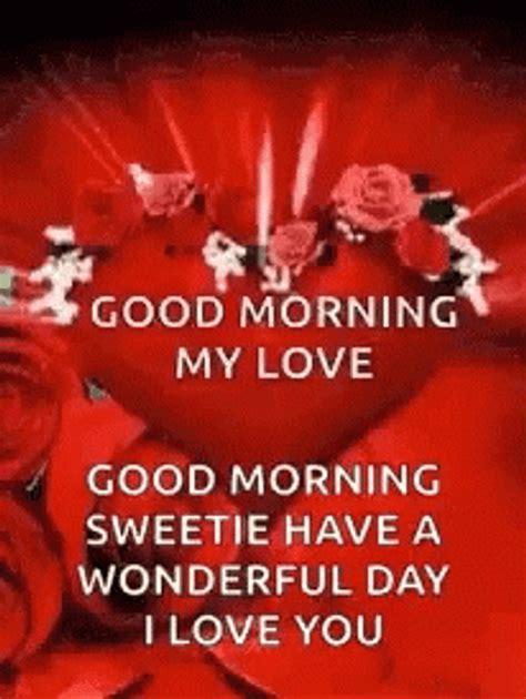 Good Morning Sweetheart Flower Heart GIF | GIFDB.com