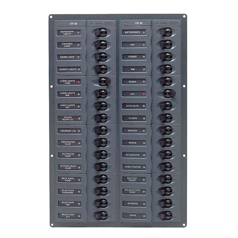 Bep Dc Panel - 32-Way - No Meter - Vertical - Airpax Circuit Breaker at OutdoorShopping