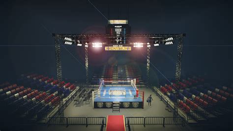 3D model Low-Poly Boxing Arena VR / AR / low-poly | CGTrader