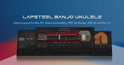 Ample Sound updates Lapsteel, Banjo and Ukulele virtual instruments